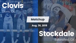Matchup: Clovis  vs. Stockdale  2019