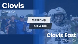 Matchup: Clovis  vs. Clovis East  2019
