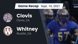 Recap: Clovis  vs. Whitney  2021