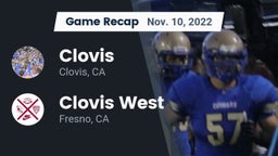 Recap: Clovis  vs. Clovis West  2022