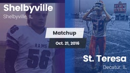 Matchup: Shelbyville High vs. St. Teresa  2016