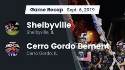 Recap: Shelbyville  vs. Cerro Gordo Bement  2019