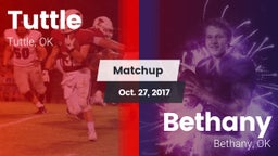Matchup: Tuttle  vs. Bethany  2017