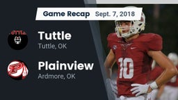 Recap: Tuttle  vs. Plainview  2018
