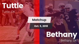 Matchup: Tuttle  vs. Bethany  2018