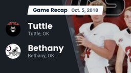 Recap: Tuttle  vs. Bethany  2018