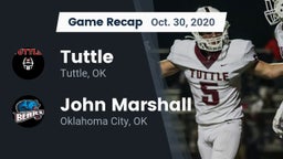 Recap: Tuttle  vs. John Marshall  2020