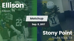 Matchup: Ellison  vs. Stony Point  2017