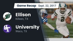 Recap: Ellison  vs. University  2017