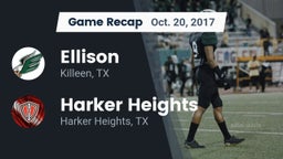 Recap: Ellison  vs. Harker Heights  2017