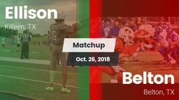 Matchup: Ellison  vs. Belton  2018