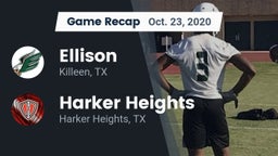 Recap: Ellison  vs. Harker Heights  2020