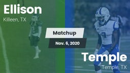 Matchup: Ellison  vs. Temple  2020