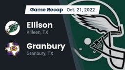 Recap: Ellison  vs. Granbury  2022
