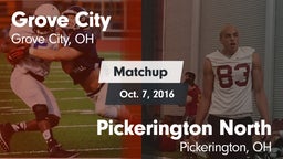 Matchup: Grove City High vs. Pickerington North  2016