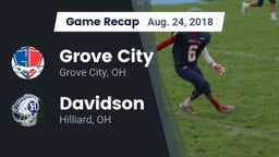 Recap: Grove City  vs. Davidson  2018