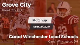 Matchup: Grove City High vs. Canal Winchester Local Schools 2019