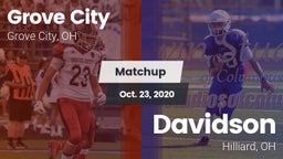 Matchup: Grove City High vs. Davidson  2020
