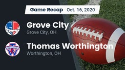 Recap: Grove City  vs. Thomas Worthington  2020