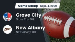 Recap: Grove City  vs. New Albany  2020