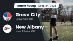 Recap: Grove City  vs. New Albany  2021