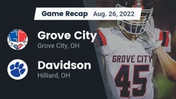 Recap: Grove City  vs. Davidson  2022