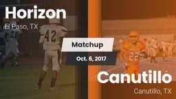 Matchup: Horizon  vs. Canutillo  2017