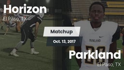 Matchup: Horizon  vs. Parkland  2017