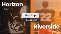 Matchup: Horizon  vs. Riverside  2017
