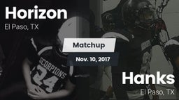 Matchup: Horizon  vs. Hanks  2017