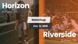 Matchup: Horizon  vs. Riverside  2018