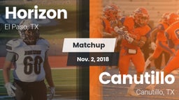Matchup: Horizon  vs. Canutillo  2018