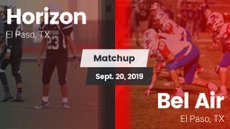 Matchup: Horizon  vs. Bel Air  2019