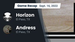 Recap: Horizon  vs. Andress  2022