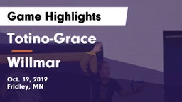 Totino-Grace  vs Willmar Game Highlights - Oct. 19, 2019