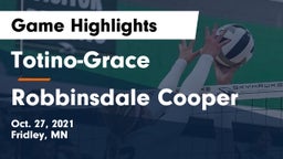 Totino-Grace  vs Robbinsdale Cooper Game Highlights - Oct. 27, 2021