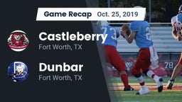 Recap: Castleberry  vs. Dunbar  2019