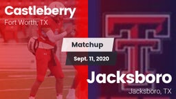 Matchup: Castleberry High vs. Jacksboro  2020