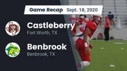 Recap: Castleberry  vs. Benbrook  2020