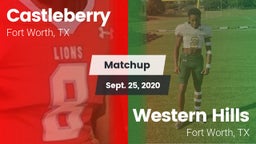 Matchup: Castleberry High vs. Western Hills  2020