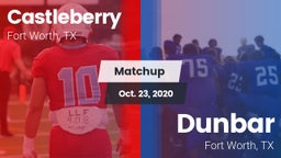 Matchup: Castleberry High vs. Dunbar  2020