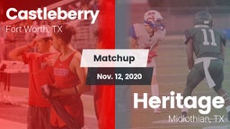 Matchup: Castleberry High vs. Heritage  2020