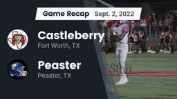 Recap: Castleberry  vs. Peaster  2022