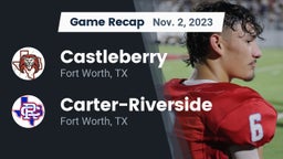 Recap: Castleberry  vs. Carter-Riverside  2023