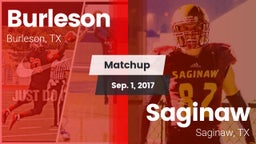 Matchup: Burleson  vs. Saginaw  2017
