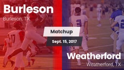Matchup: Burleson  vs. Weatherford  2017