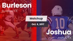 Matchup: Burleson  vs. Joshua  2017