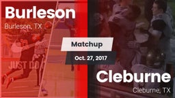 Matchup: Burleson  vs. Cleburne  2017