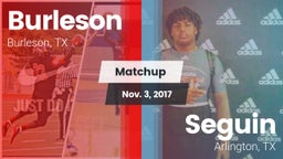 Matchup: Burleson  vs. Seguin  2017