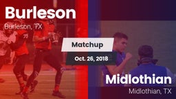 Matchup: Burleson  vs. Midlothian  2018
